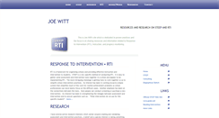 Desktop Screenshot of joewitt.org